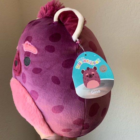 Squishmallows 11” Gino The Hyena RARE TAG - Picture 2 of 6